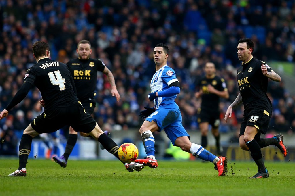  Beram Kayal pulls the strings in midfield for Brighton