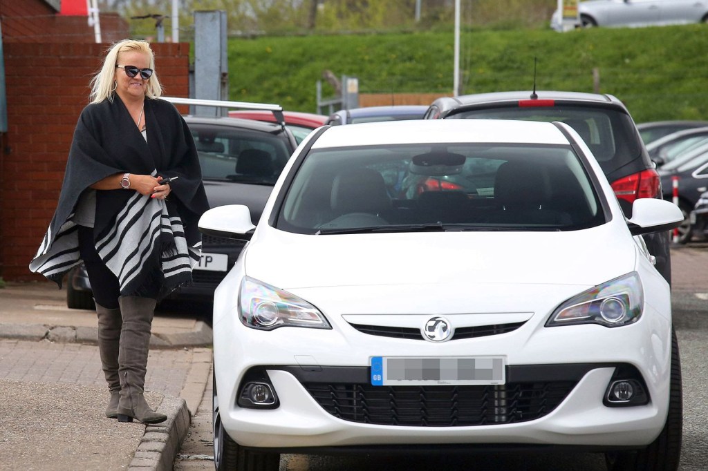 Defiant... Lotto gran Susanne Hinte says she isn't doing anything she "isn't entitled to" by using her disability benefits to pay for a a new Vauxhall car