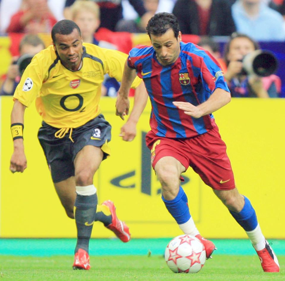  Ludovic Giuly was instrumental as Barcelona won 2006 Champions League