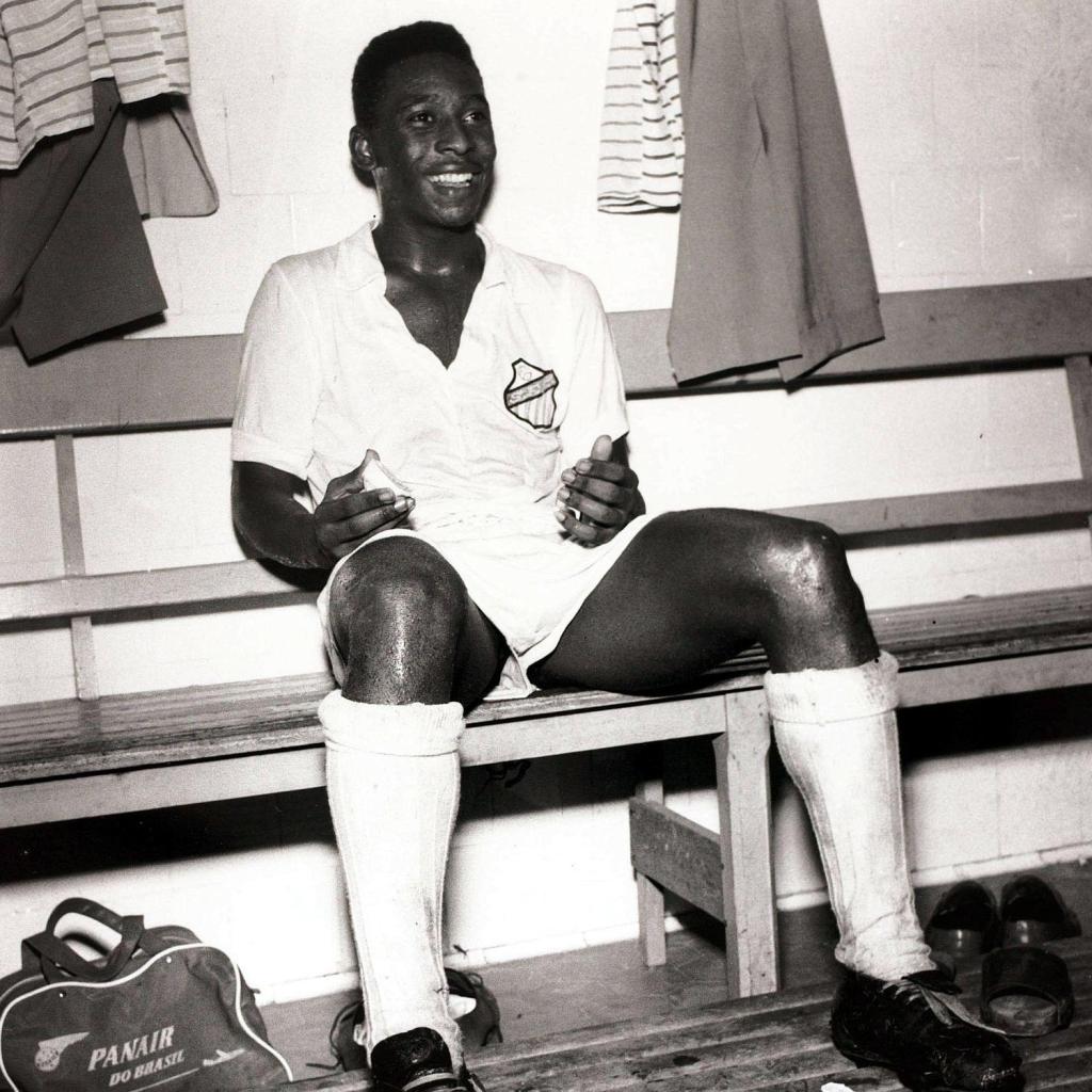  Pele played almost his entire career with Santos, finishing up in the USA