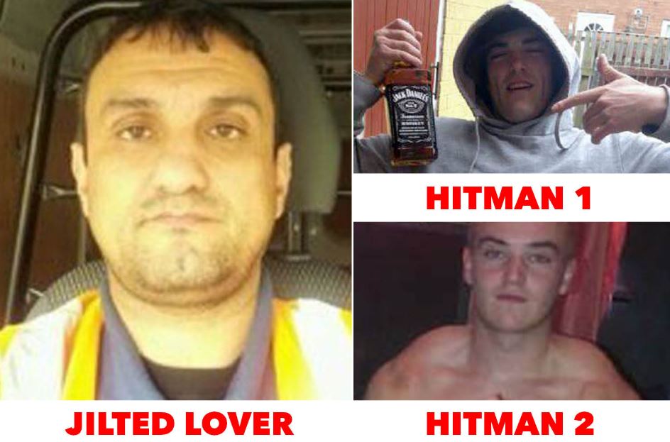 Obsessed Luigi Dalli paid hitmen Liam and Carl Johnson £500 to murder the partner of his ex lover with an axe