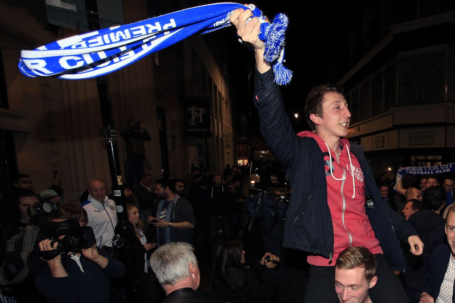 The streets of Leicester were full of jubilant fans sharing in the joy