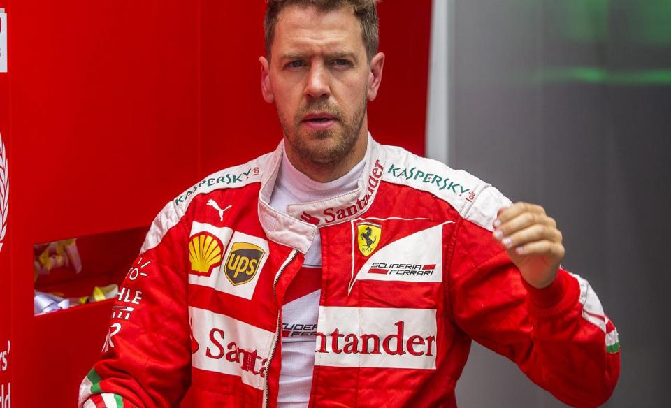  Sebastian Vettel suffered a miserable year with Ferrari