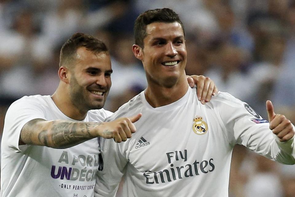 Jese (left) has been preferred to James up front 