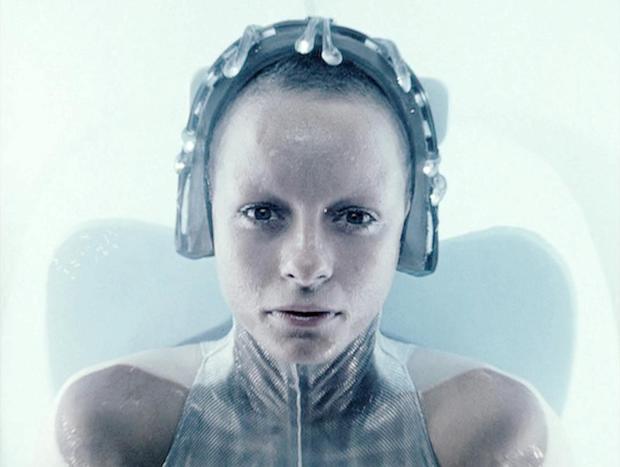 Agatha (played by Samantha Morton) in Minority Report  who had pre-cognitive abilities and could predict crimes before they happened