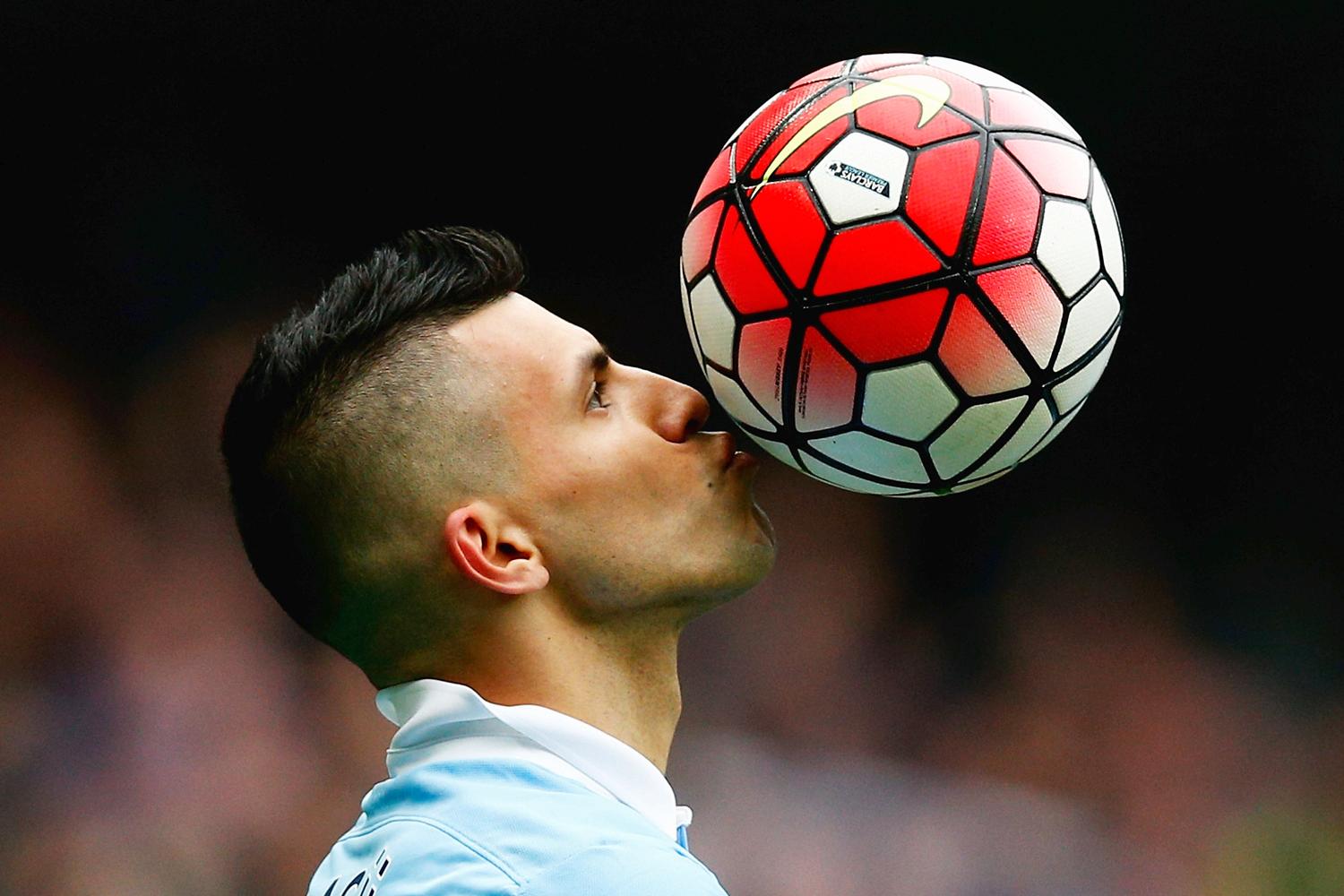 Aguero fired FIVE past Newcastle in October