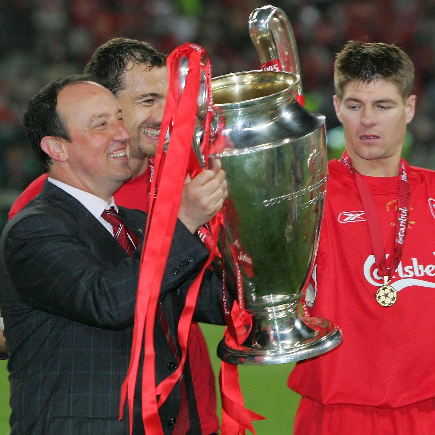 Rafa Benitez masterminded Liverpool's 2005 Champions League triumph