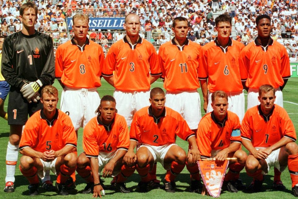 Frank De Boer's impressive Holland finished as losing semi-finalists at the 1998 World Cup 