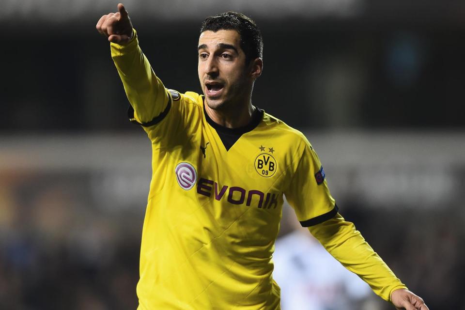 Henrikh Mkhitaryan has also caught the interest of United's rivals Arsenal this summer