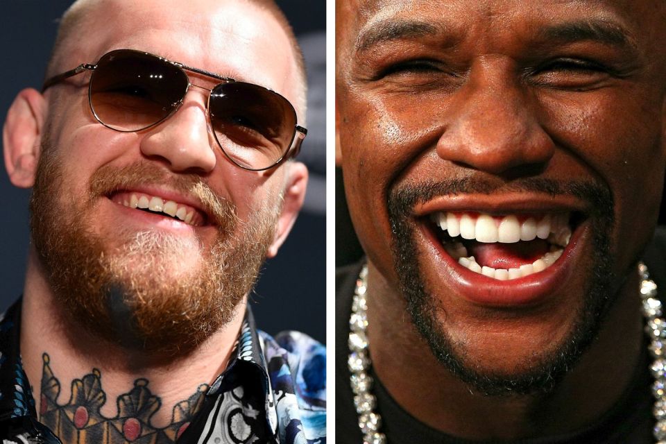 Big box office: Floyd Mayweather said he'd be prepared to come out of retirement to box Conor McGregor