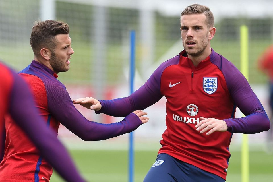 Hodgson will want to assess the fitness of Wilshere and Henderson 