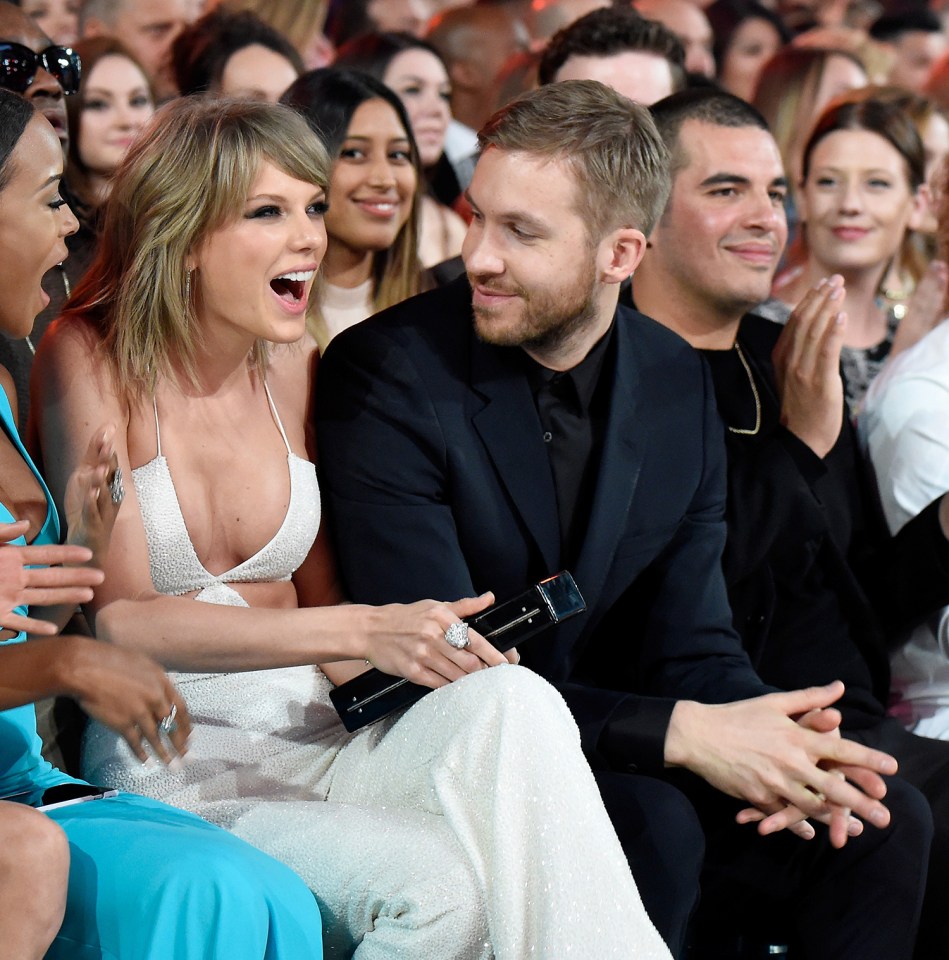 Recording artists Taylor Swift (L) and Calvin Harris attend the 2015 Billboard Music Awards at MGM Grand Garden Arena on May 17, 2015 in Las Vegas, Nevada.