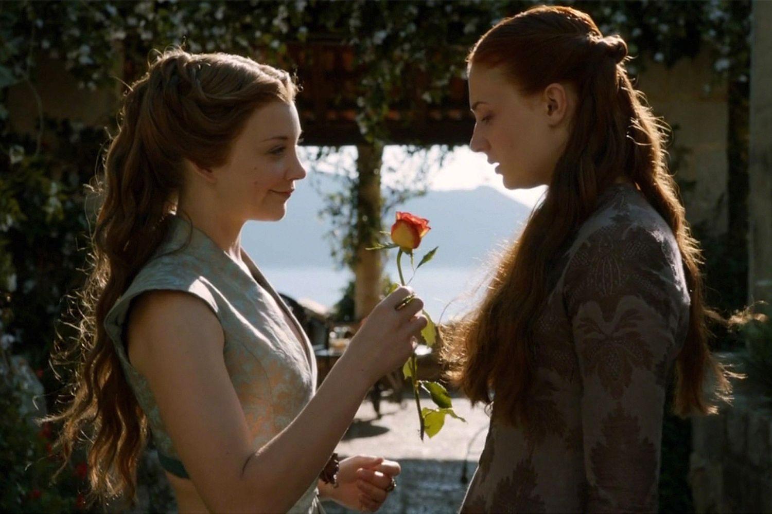 Future romance? ... Sophie predicted her character Sansa could find herself getting close to Natalie Dormer's Margaery Tyrell