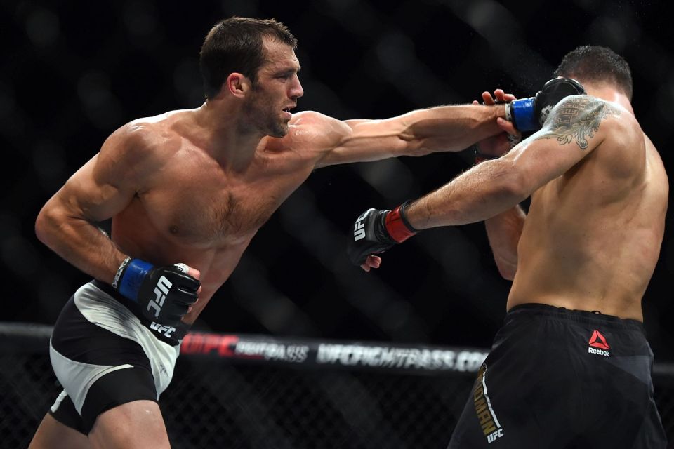  Newly-crowned champ: Rockhold captured UFC gold against Chris Weidman last December