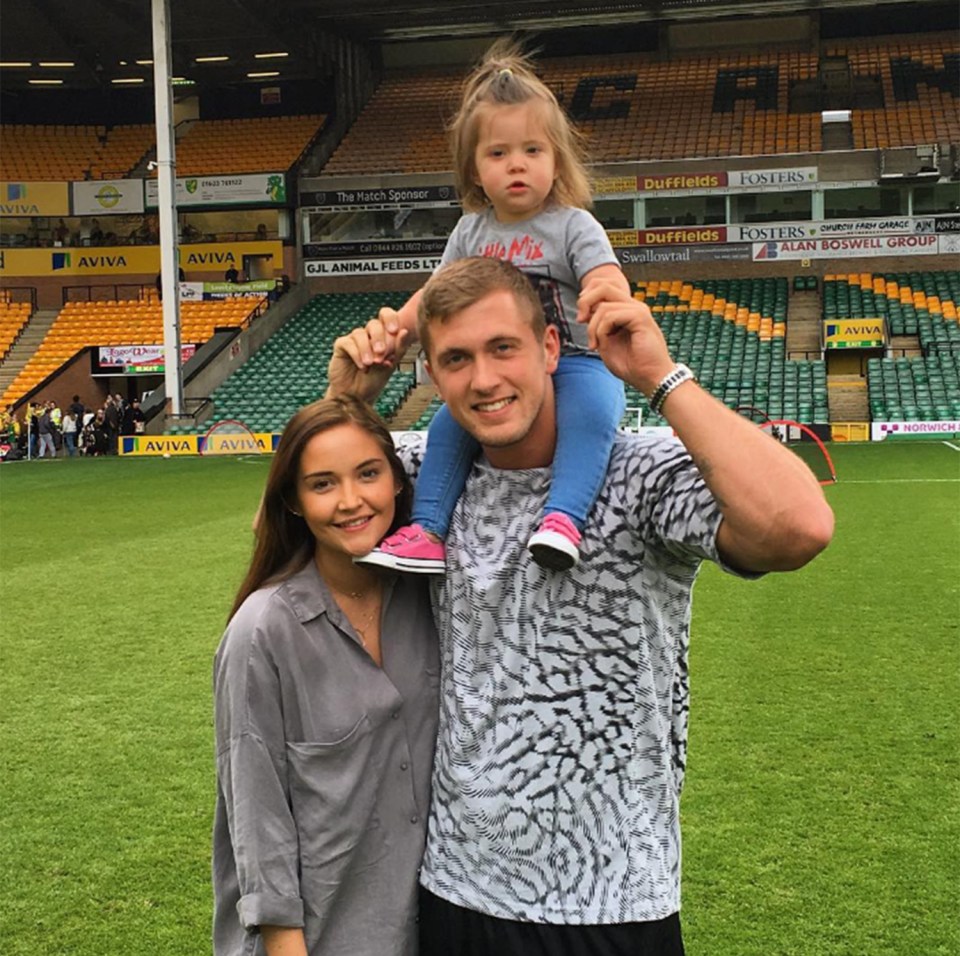  Jacqueline is engaged to Ella's father, former TOWIE star Dan Osborne