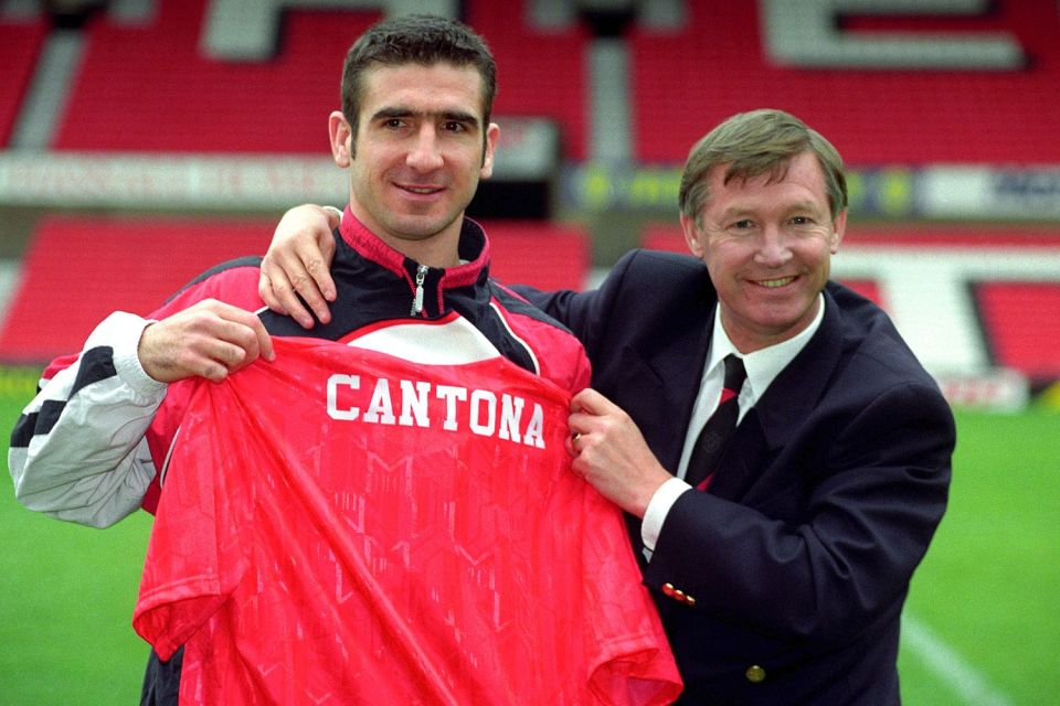 Eric Cantona moved from Leeds to Manchester United for £1.2million in 1992