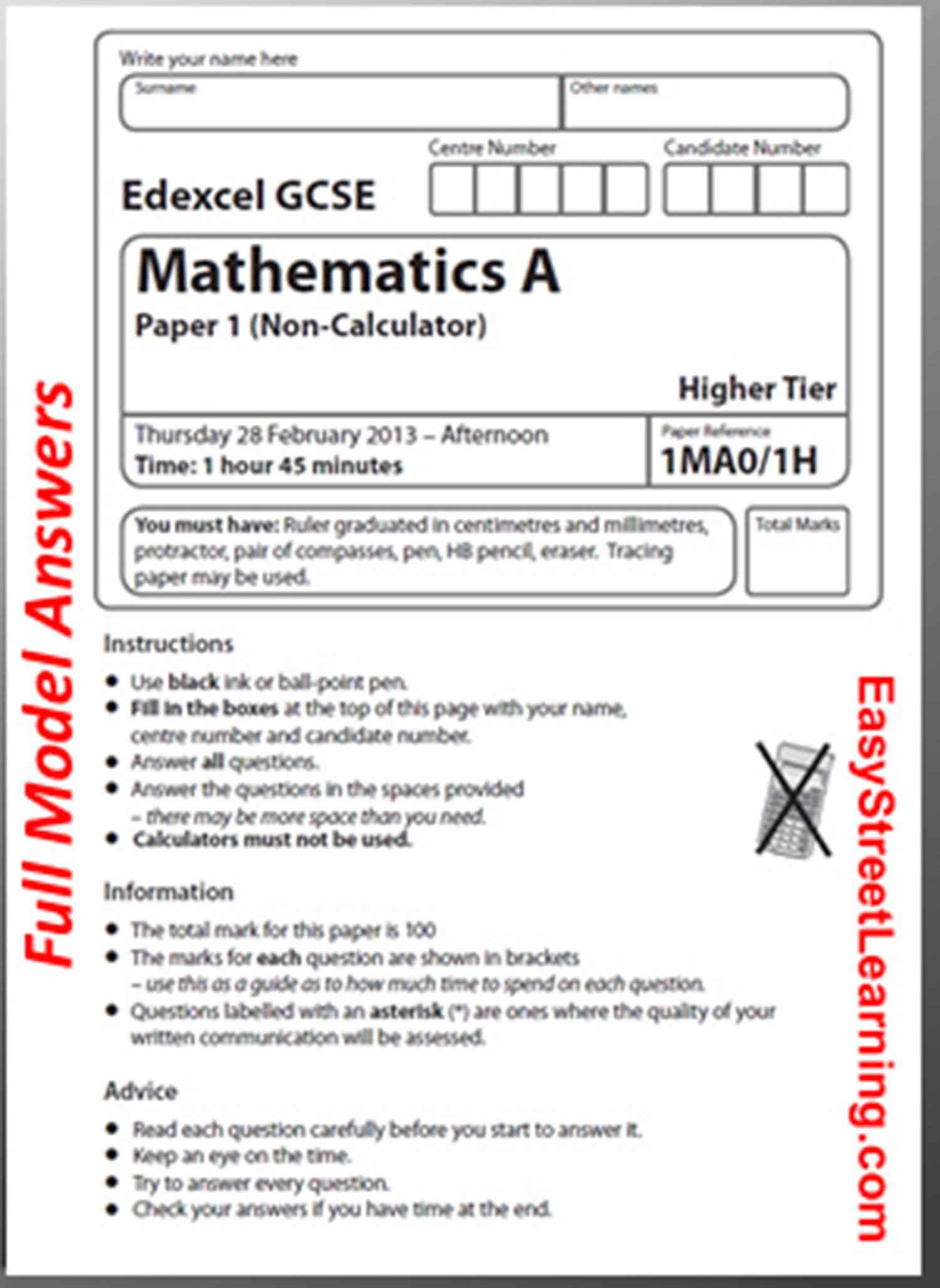 Maths paper