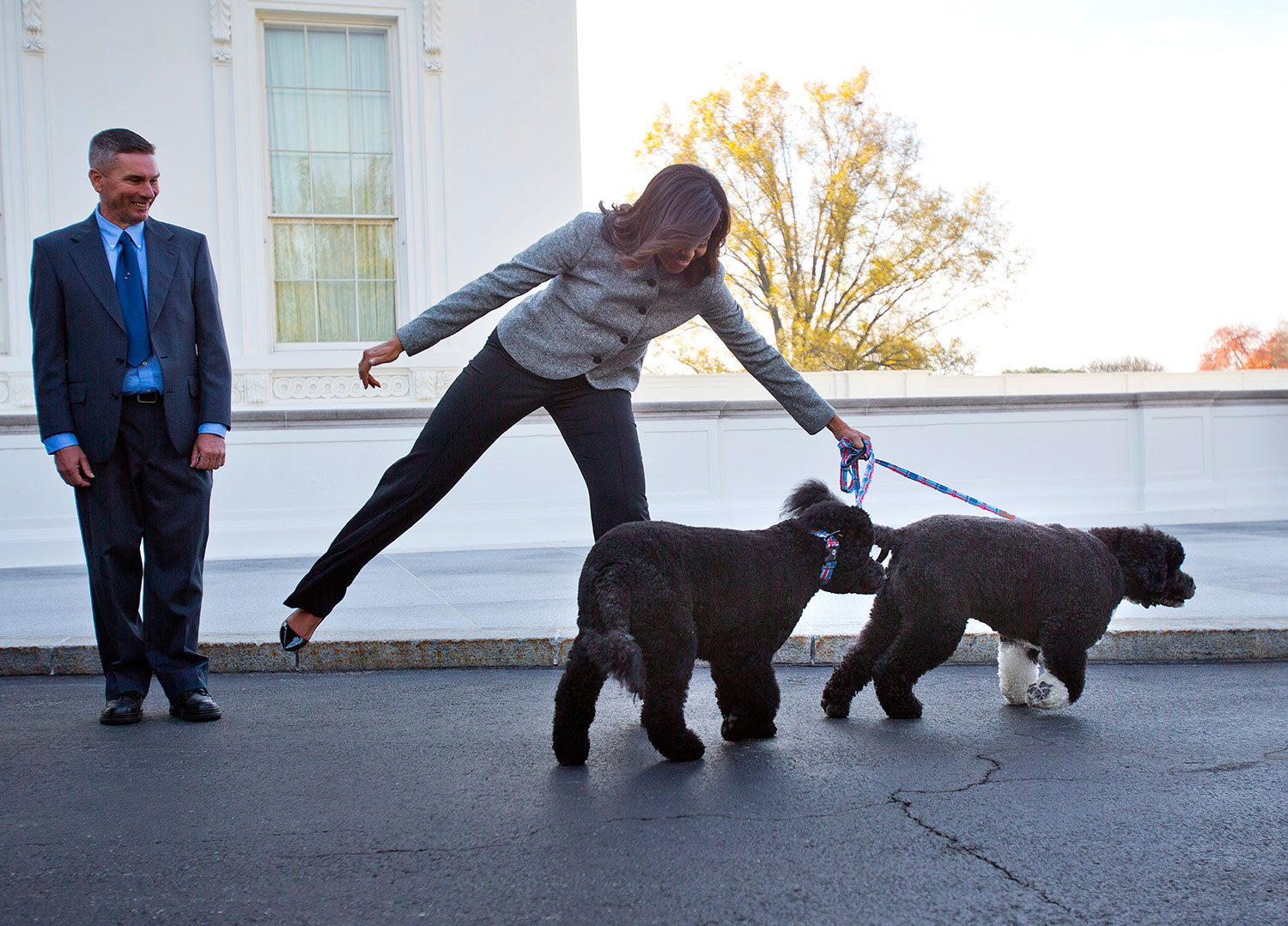  The pair have had lots of photos taken of them and their diary is managed by First Lady Michelle Obama