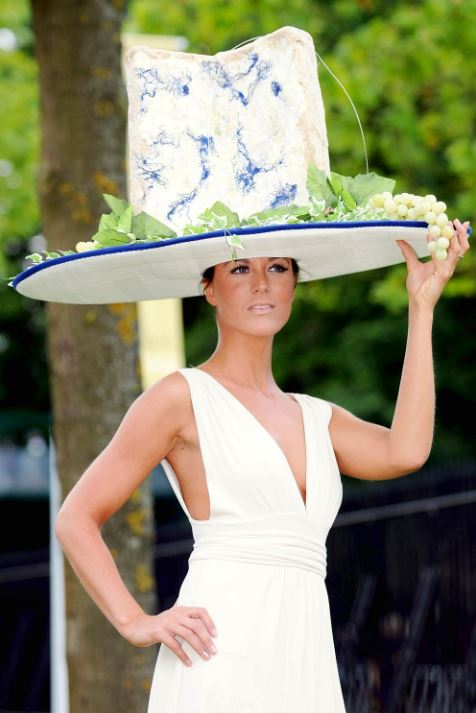  She appeared on The Sun's front page in 2010 in a giant stilton hat at at Ascot Ladies Day