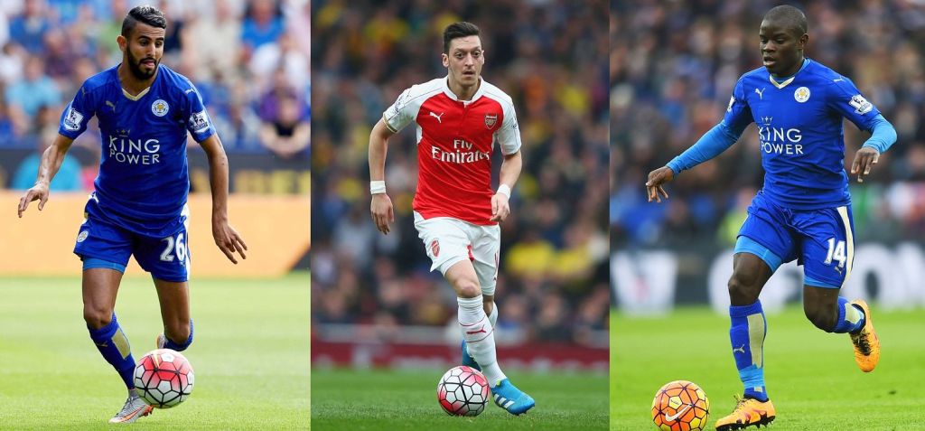  Could Arsenal's Mesut Ozil line up with Leicester duo for the first game of the 2016-17 season?