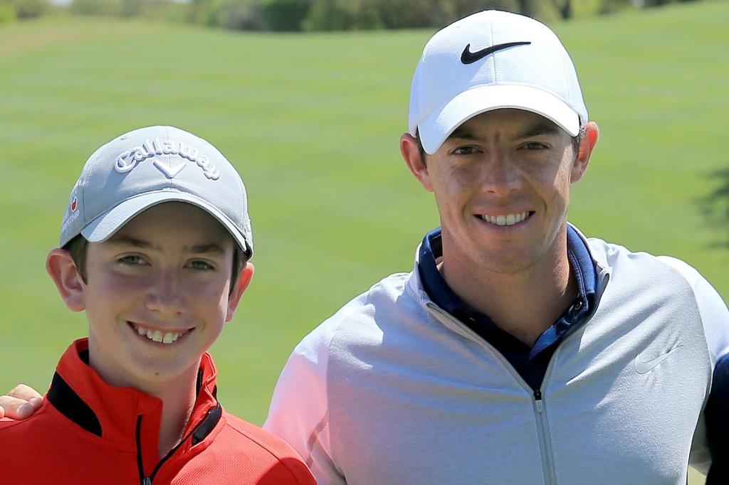  Rory McIlroy and Tom McKibbin