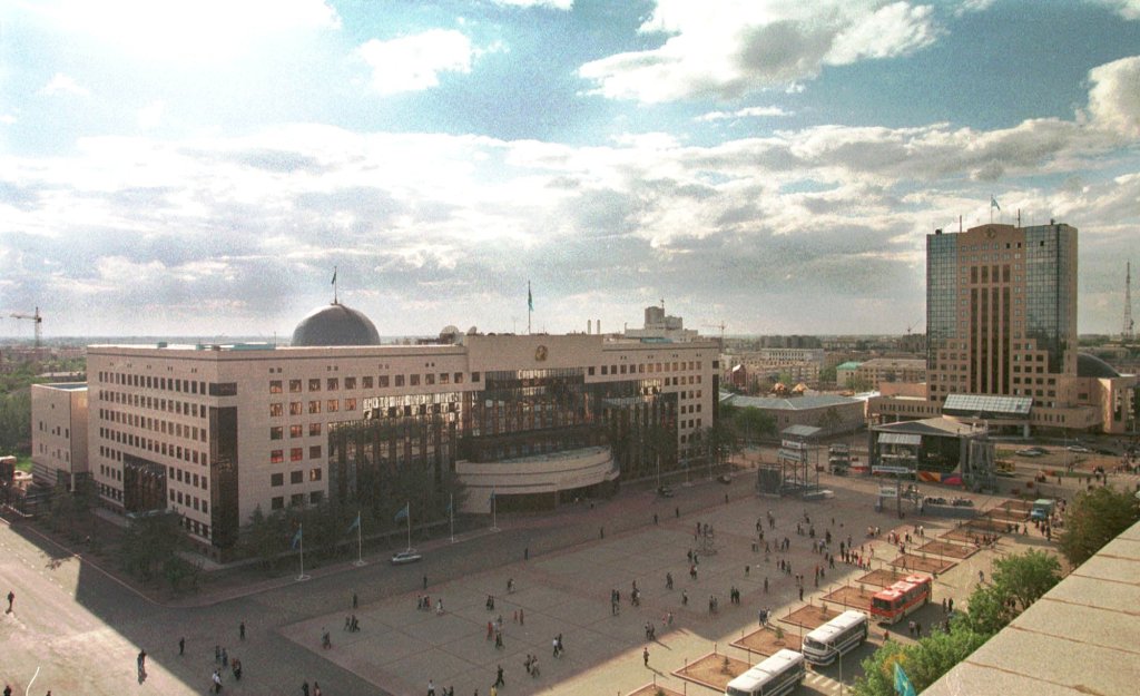 The central square in Astana capital of Kazakstan