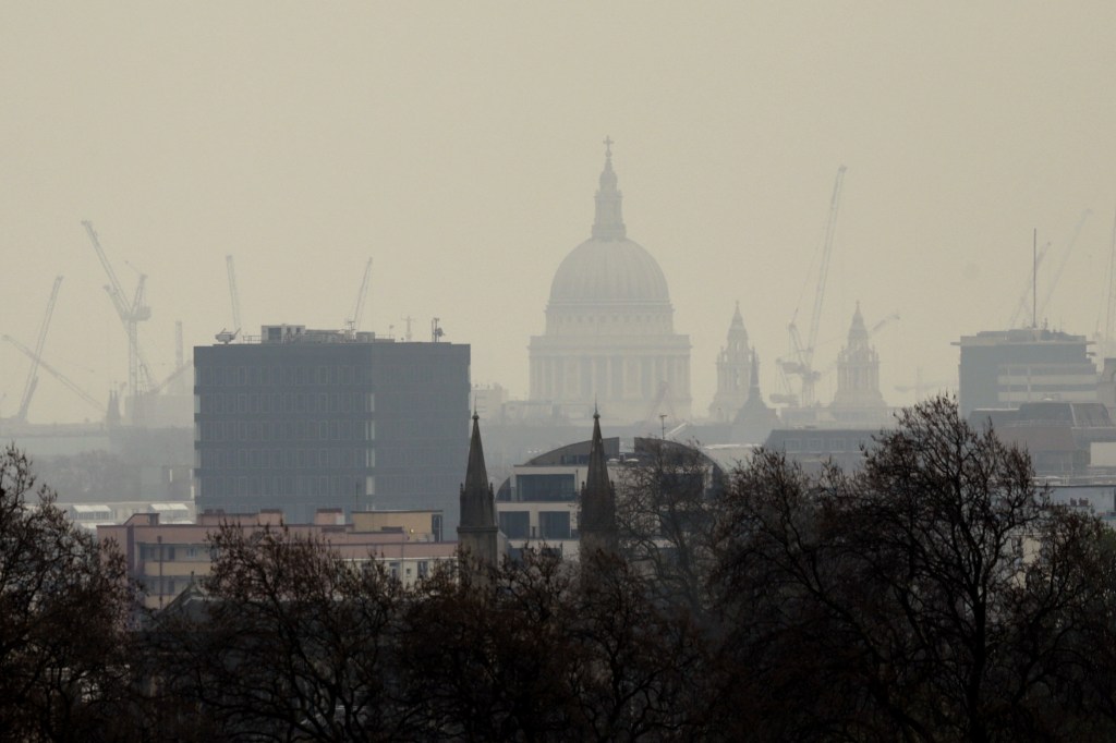  In 2014 London was hit by another Saharan dust cloud