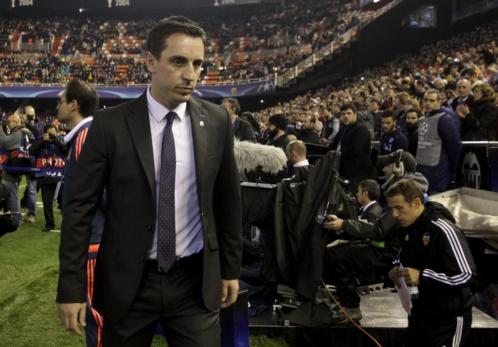  Neville's foray into management with Valencia didn't go as intended as he failed to see out the season in Spain