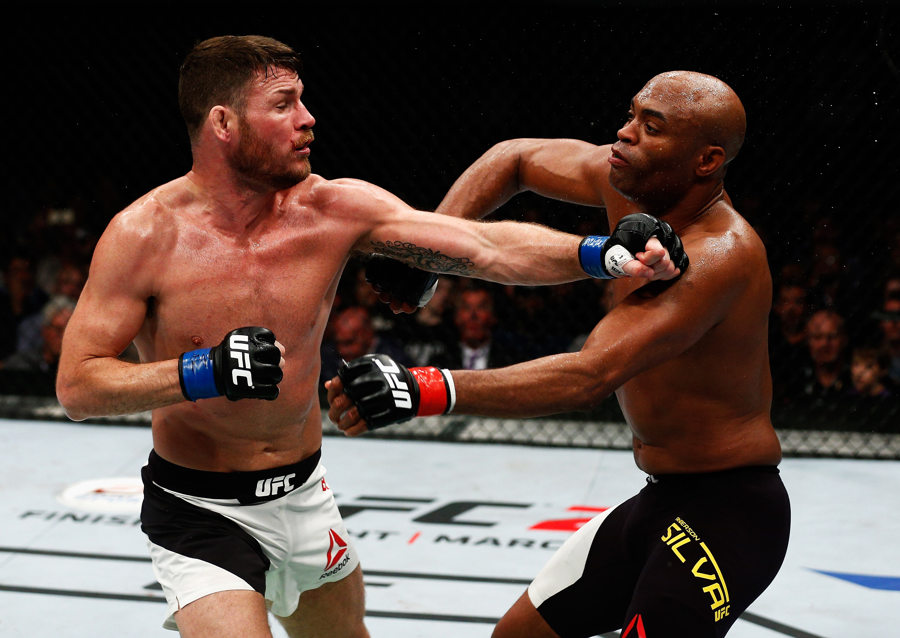  The British hero was beaten by Brazilian fight legend Anderson Silva