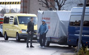  The owners of the retail park have hired dog handlers to reassure their customers