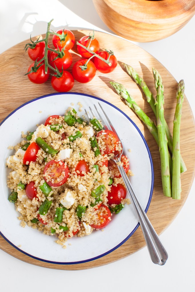 Quinoa can be used as a healthier alternative to white rice