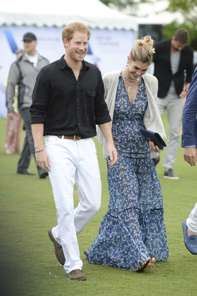  Prince Harry enjoyed a day out at the polo with model Delfina Blaquier and her husband, international polo player Nacho Figueras