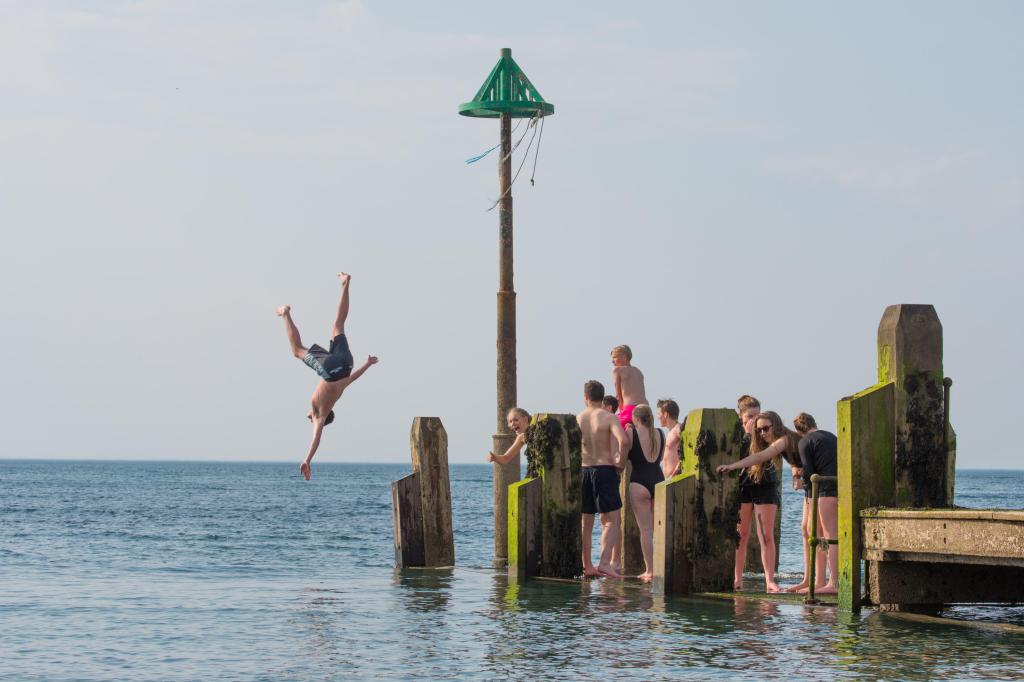 The UK will be the average for May, around the mid to low teens but the Met Office admits 'a lot of people would have preferred a repeat of last weekend'