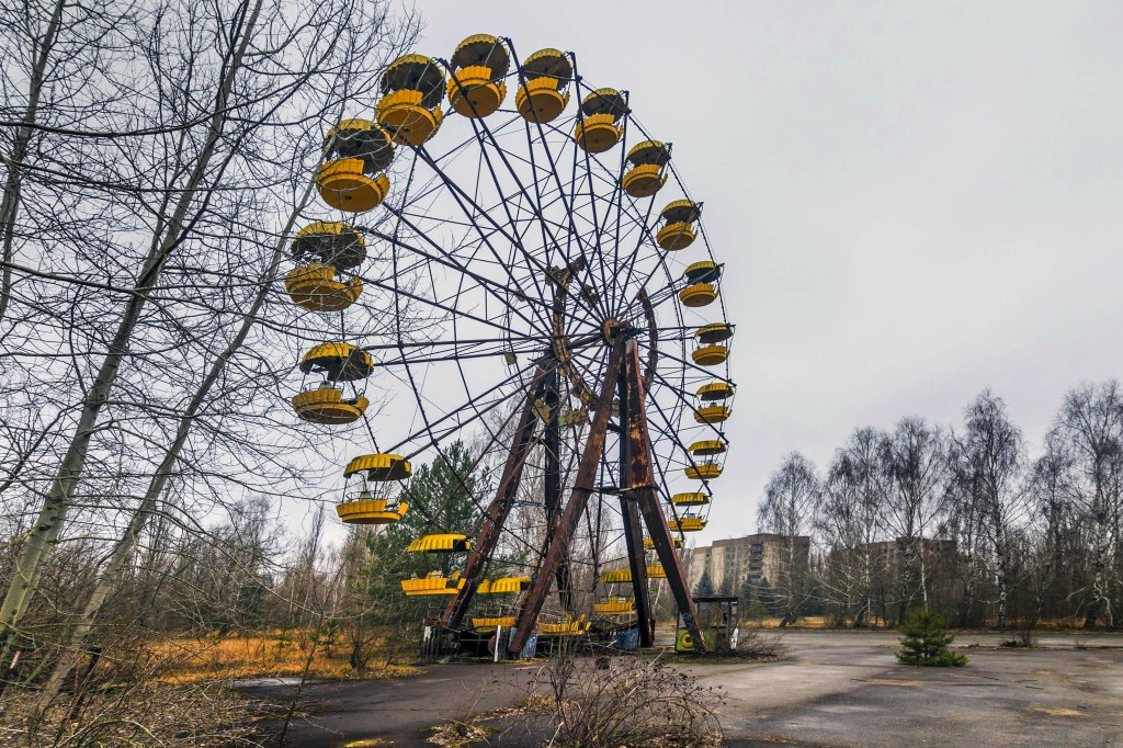 The Ferris wheel is an iconic symbol of the Chernobyl disaster - which left 31 dead