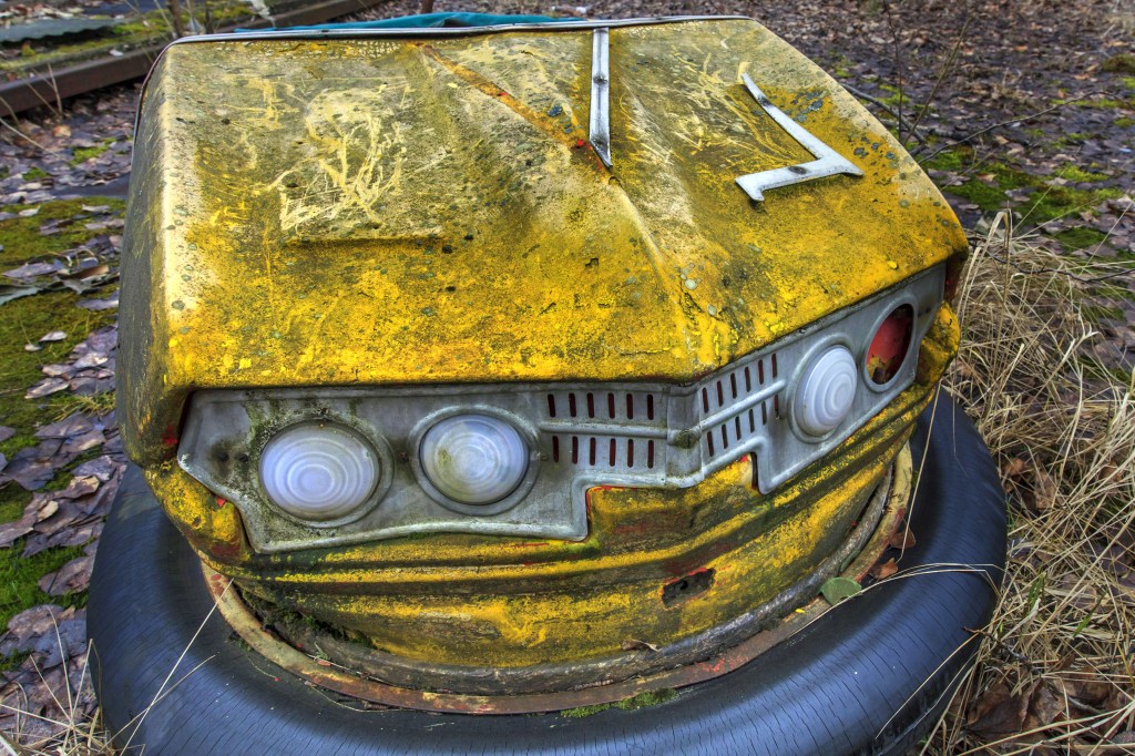 The amusement park in Pripyat, Ukraine, stands empty and alone