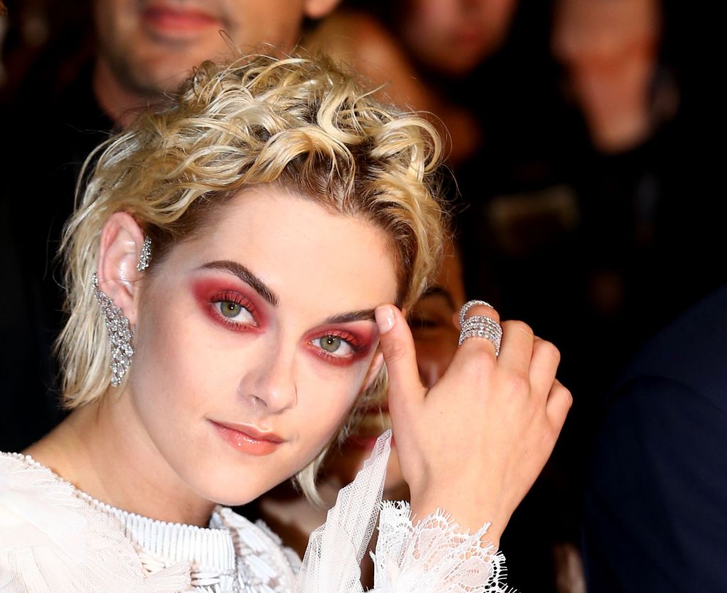 Kristen Stewart showed off demonic red eyes as she attended the Cannes premiere for her new film