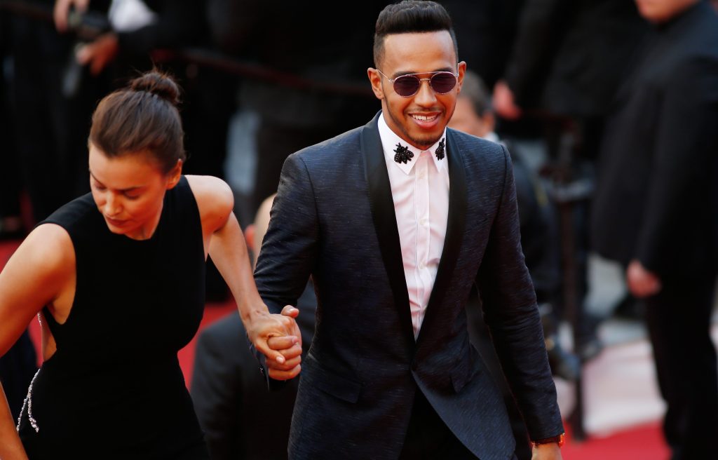  Irina Shayk stepped it up a gear with F1 champ at Cannes premiere