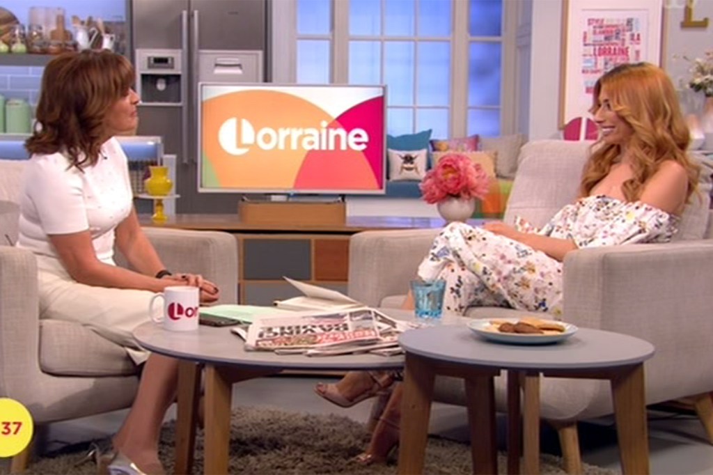  Stacey was very open with Lorraine about her past problems