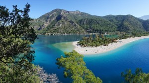 Fantastic panoramic view of Oludeniz, Fethiye Getty Images