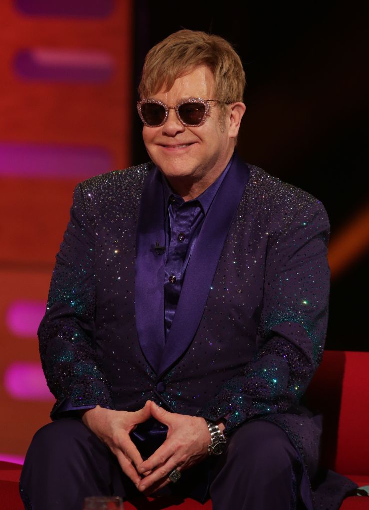 Classy ... Elton on Graham’s chat show