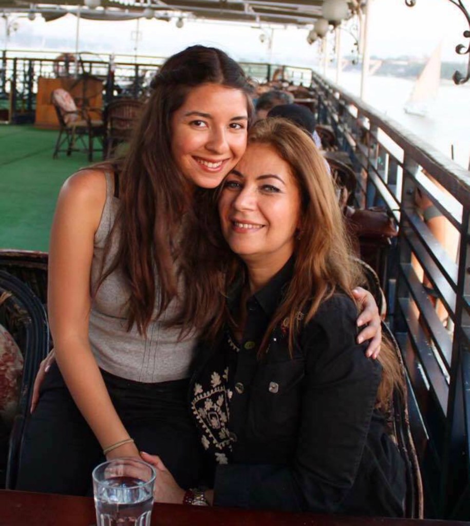  Cabin manager Mervat Zakaria (right), pictured here with her daughter, had worked for EgyptAir for 30 years after a career as an actress on an Egyptian soap