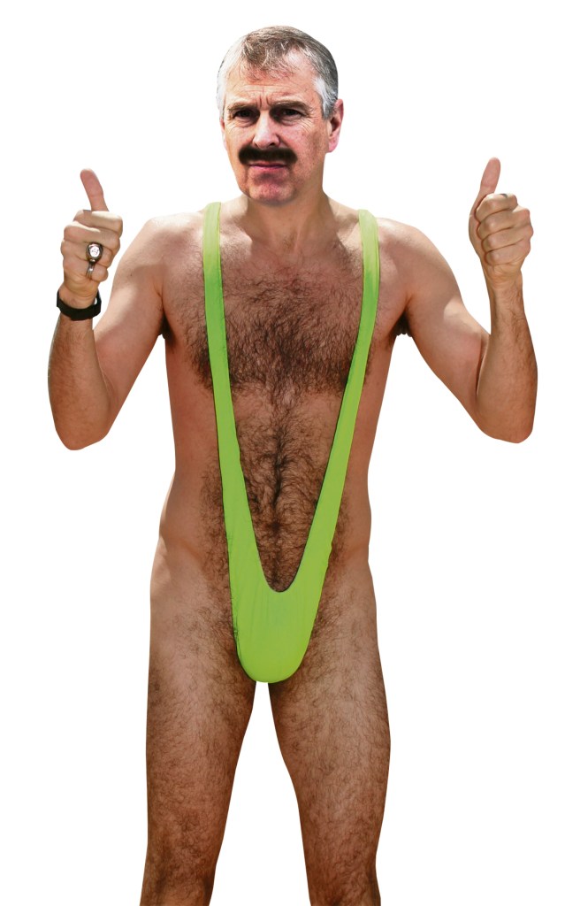 Andrew like? Royal mocked up as Sacha-Baron Cohen's Borat, of Kazakhstan