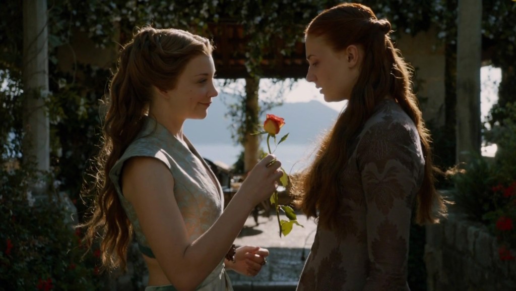  Future romance? ... Sophie predicted her character Sansa could find herself getting close to Natalie Dormer's Margaery Tyrell