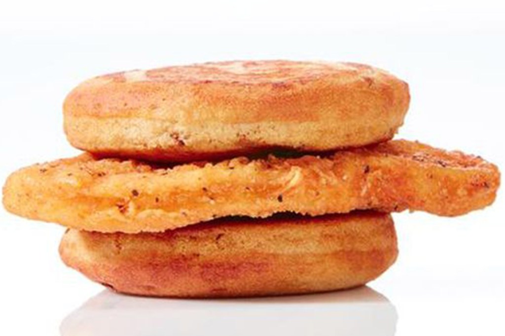 The Chicken McGriddle is currently being trialled as a breakfast item in Ohio