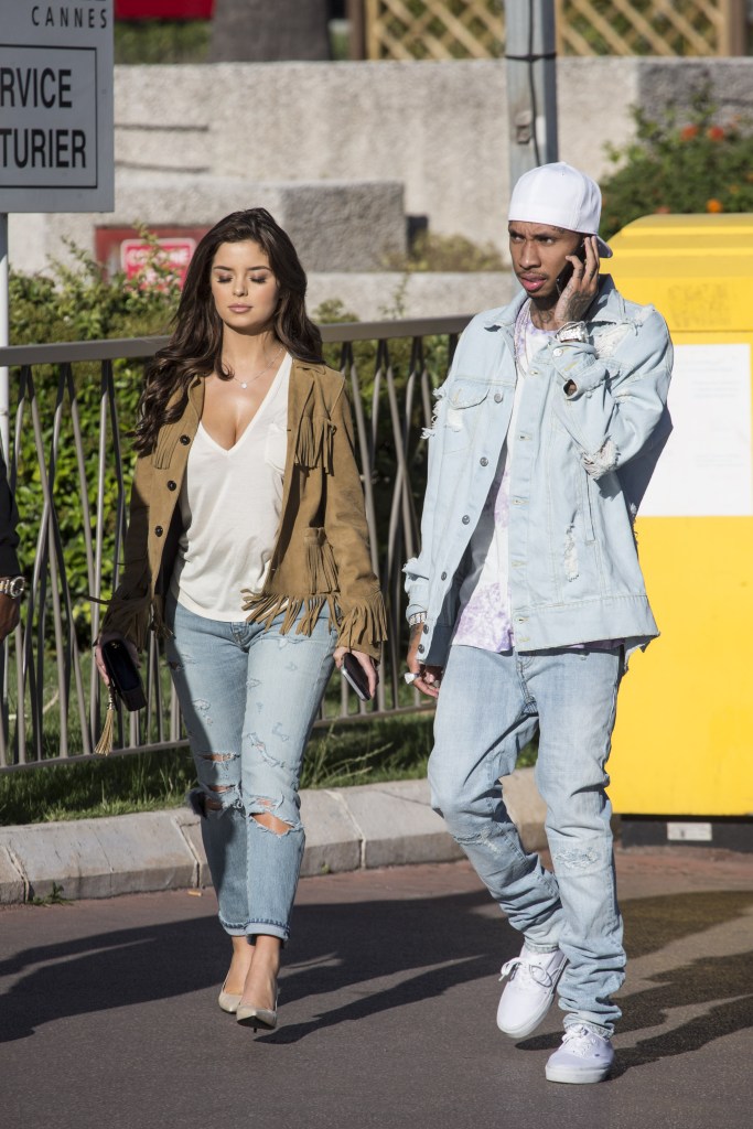 Tyga and Demi Rose in Cannes