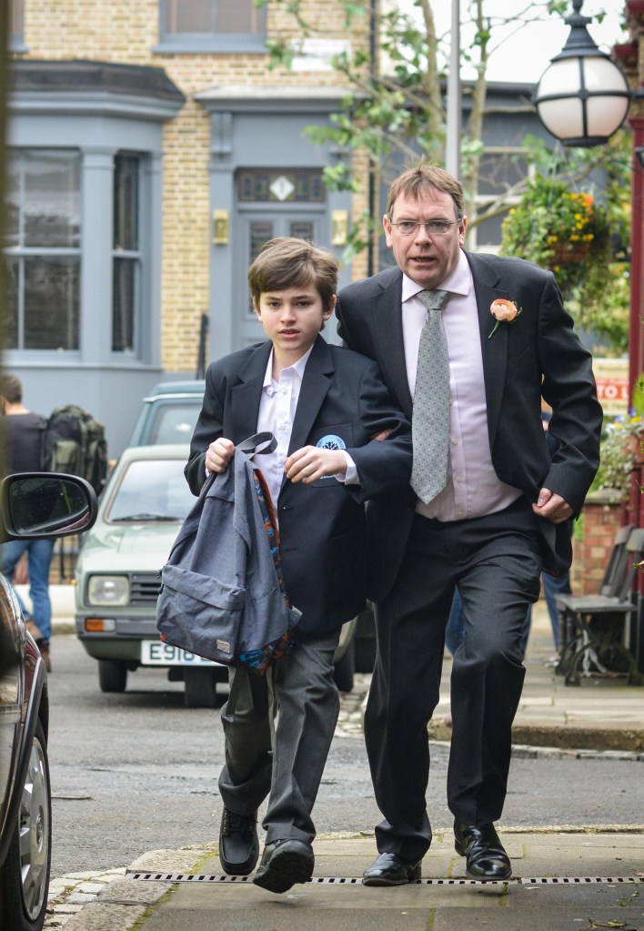 Bobby and Ian look to dart out of Walford following Bobby's harrowing attack