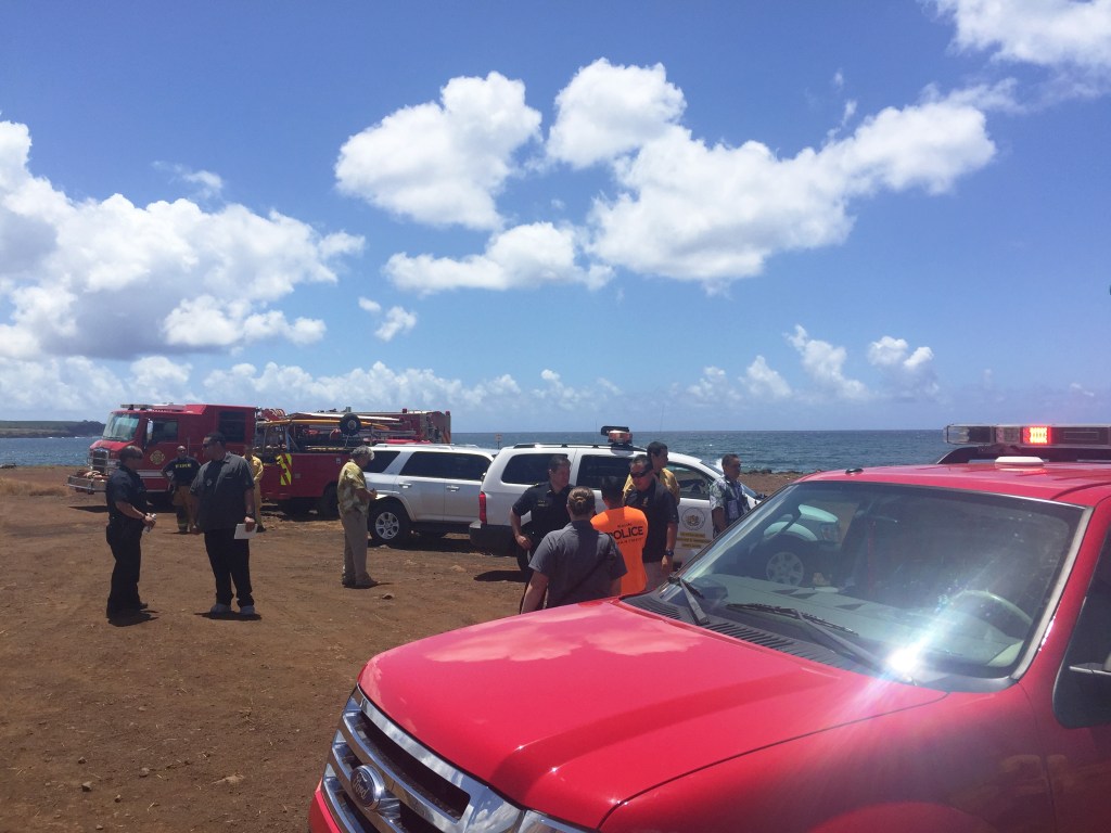  County lifeguards brought two people to shore from a single engine aircraft