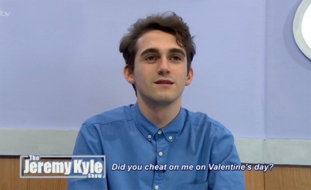  Jeremy Kyle guest Ryan have away a bit too much about his sex life on the show