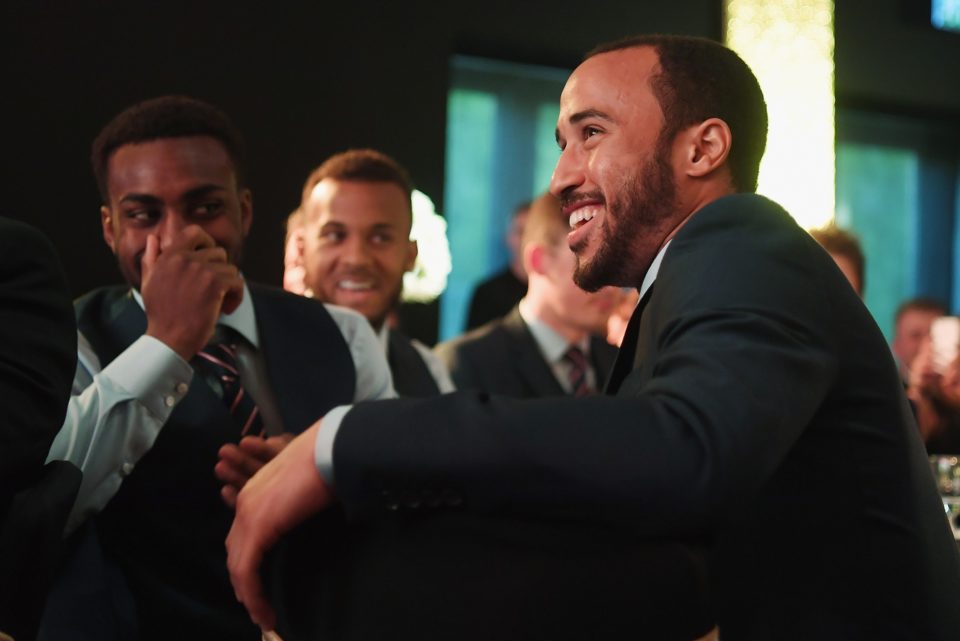 Andros Townsend looks on during the England Footballers Foundation charity event 