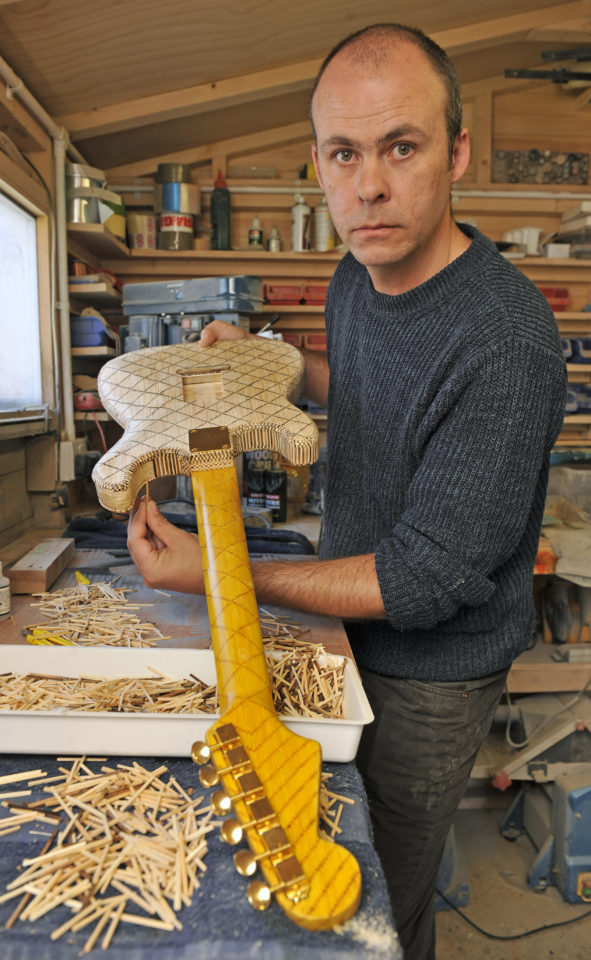  Feeling the Blues . . . ex-soldier gets to grips with his amazing matchstick project